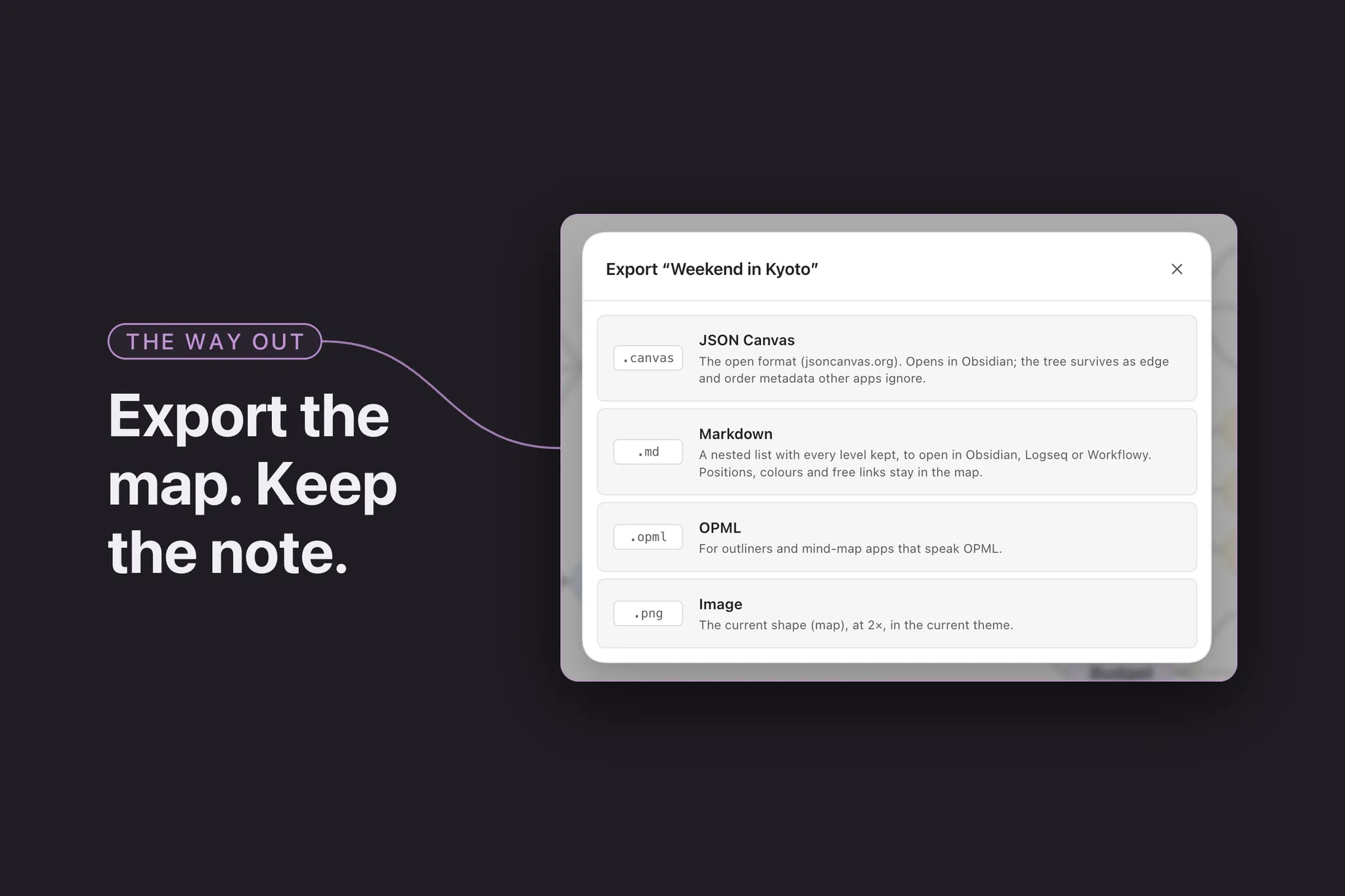Ideascape screenshot