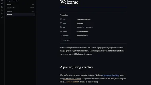 Cyriform screenshot
