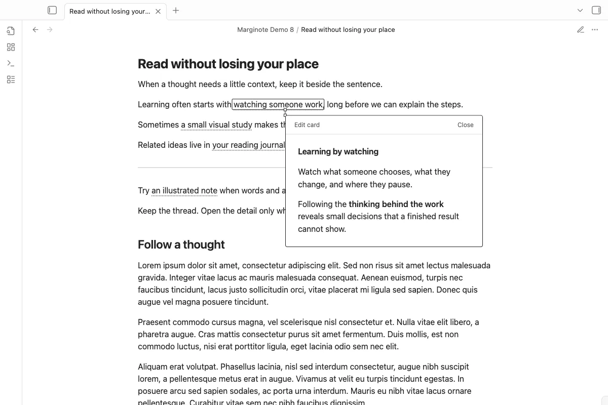 Marginote screenshot