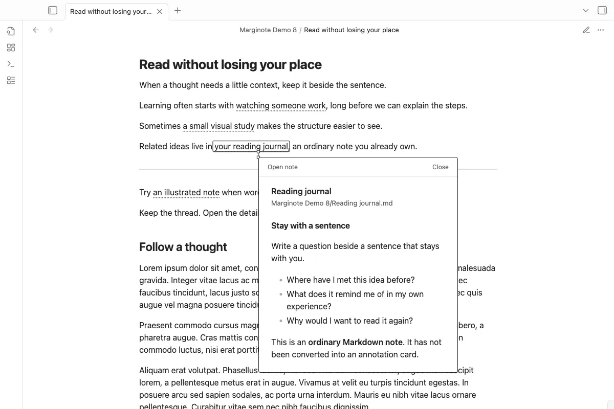 Marginote screenshot