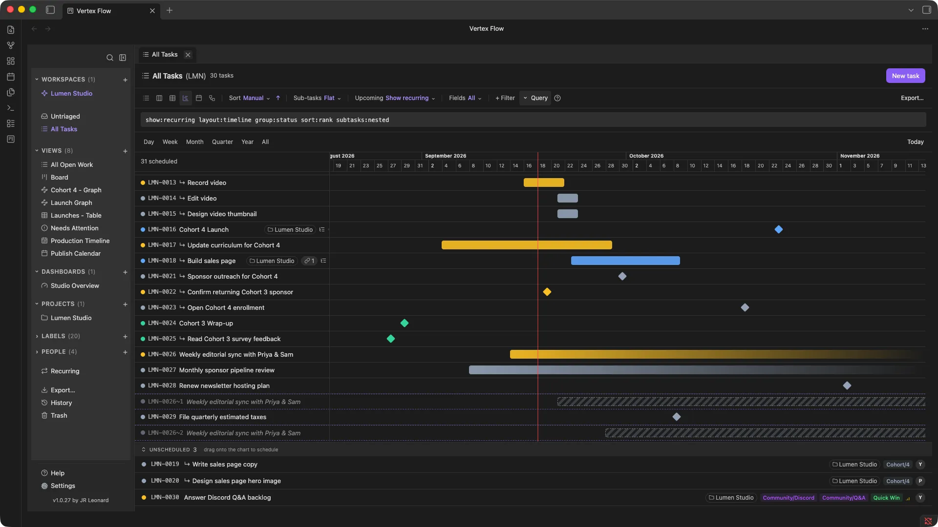 Vertex Flow screenshot