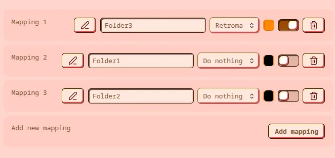 Accent and Theme Customizer screenshot