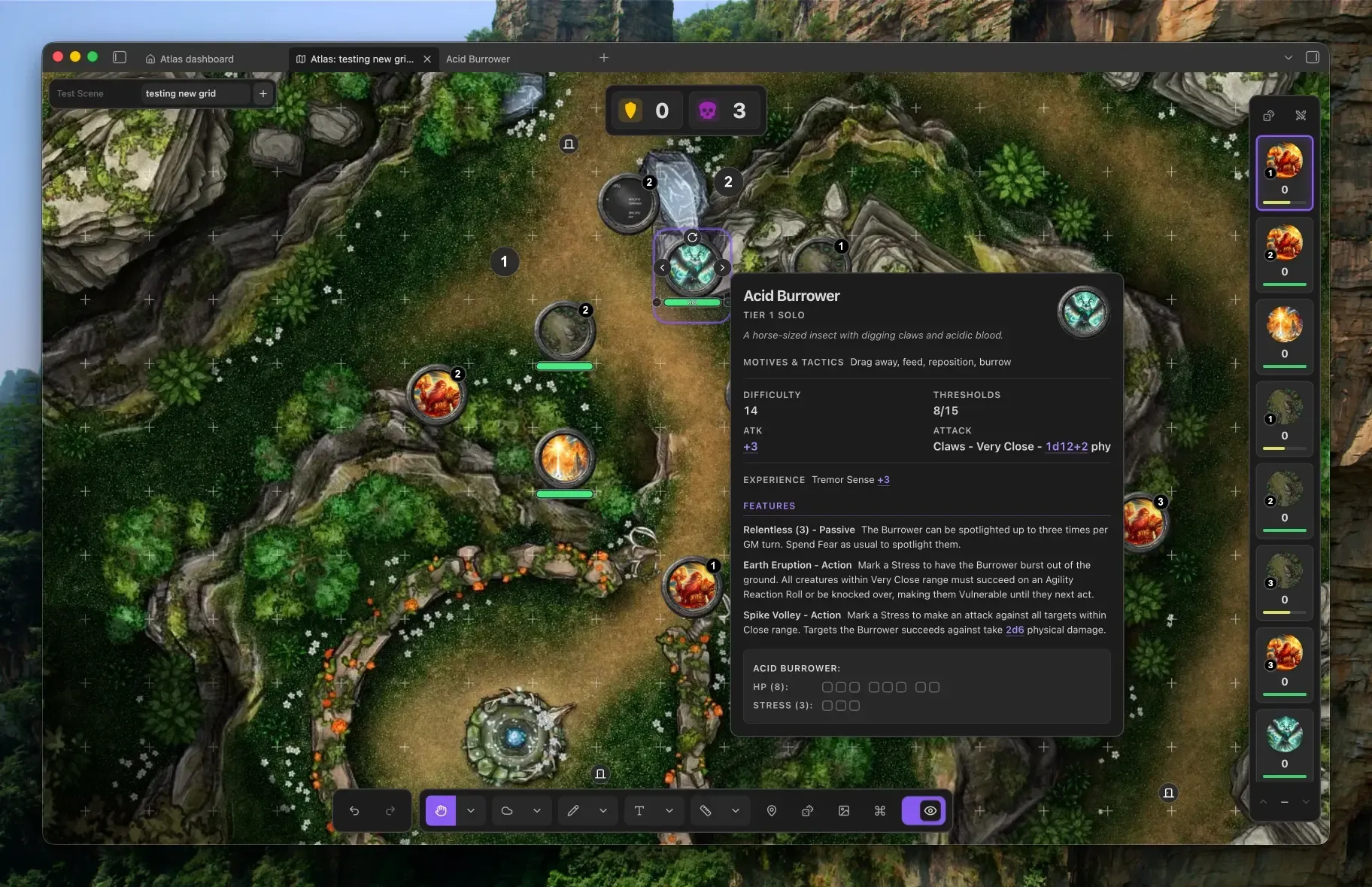 Atlas VTT screenshot