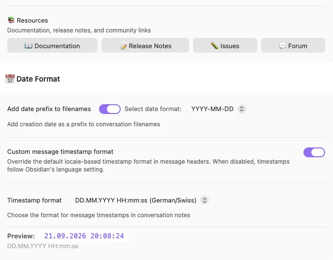 Nexus AI Chat Importer screenshot