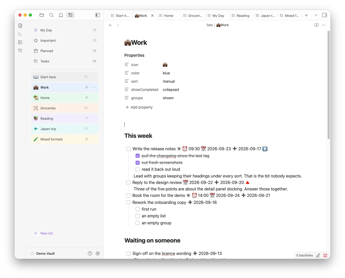 List Vibes screenshot