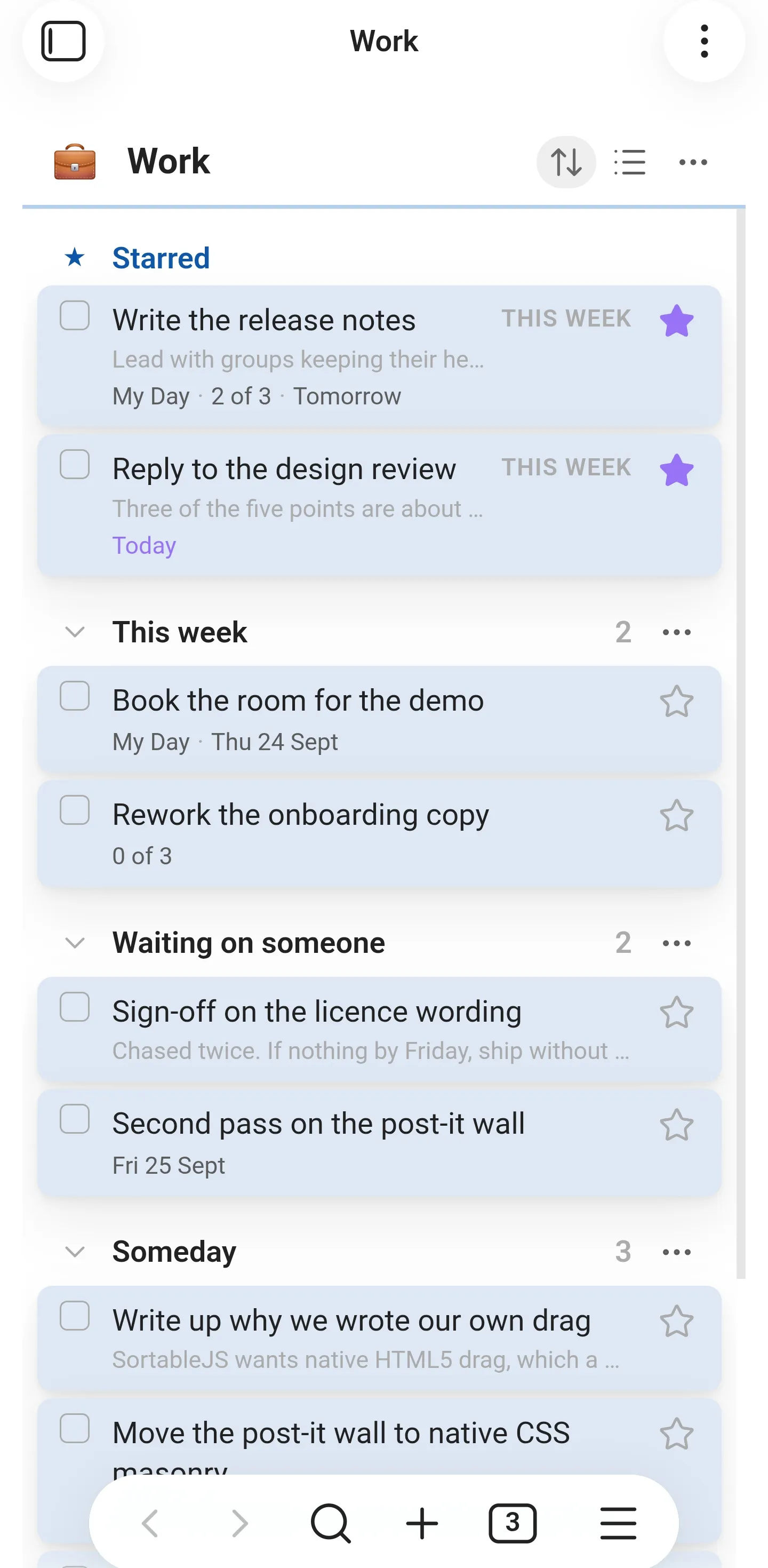 List Vibes screenshot