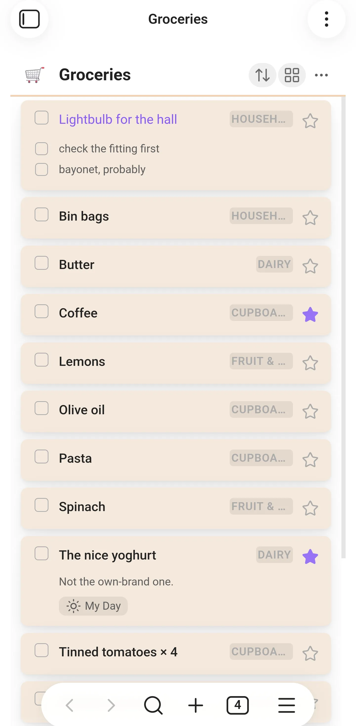 List Vibes screenshot