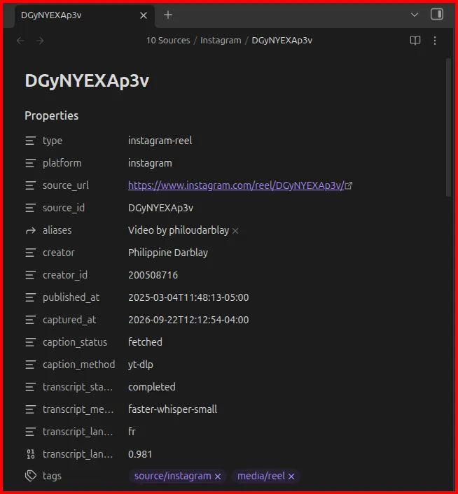 Reel2MD screenshot
