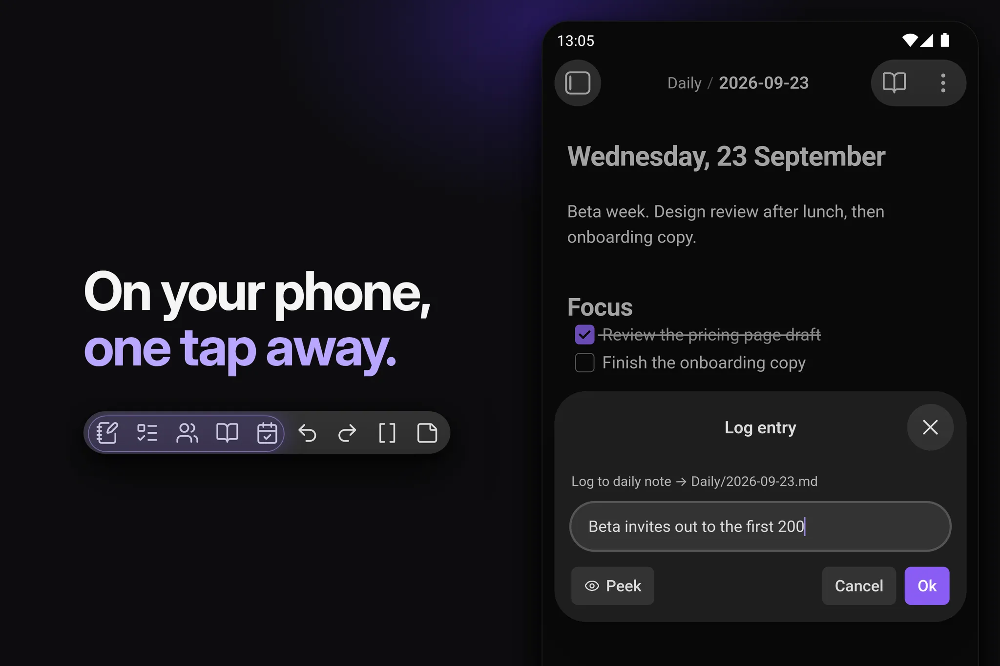 QuickAdd screenshot