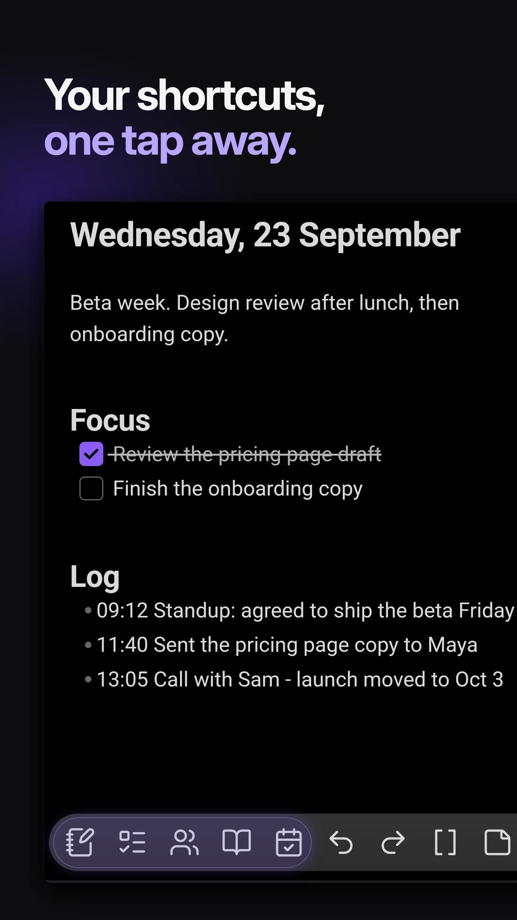 QuickAdd screenshot