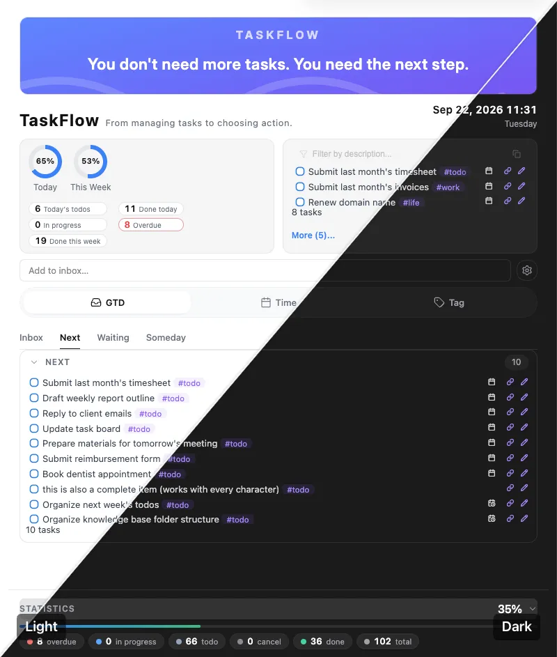 TaskFlow screenshot