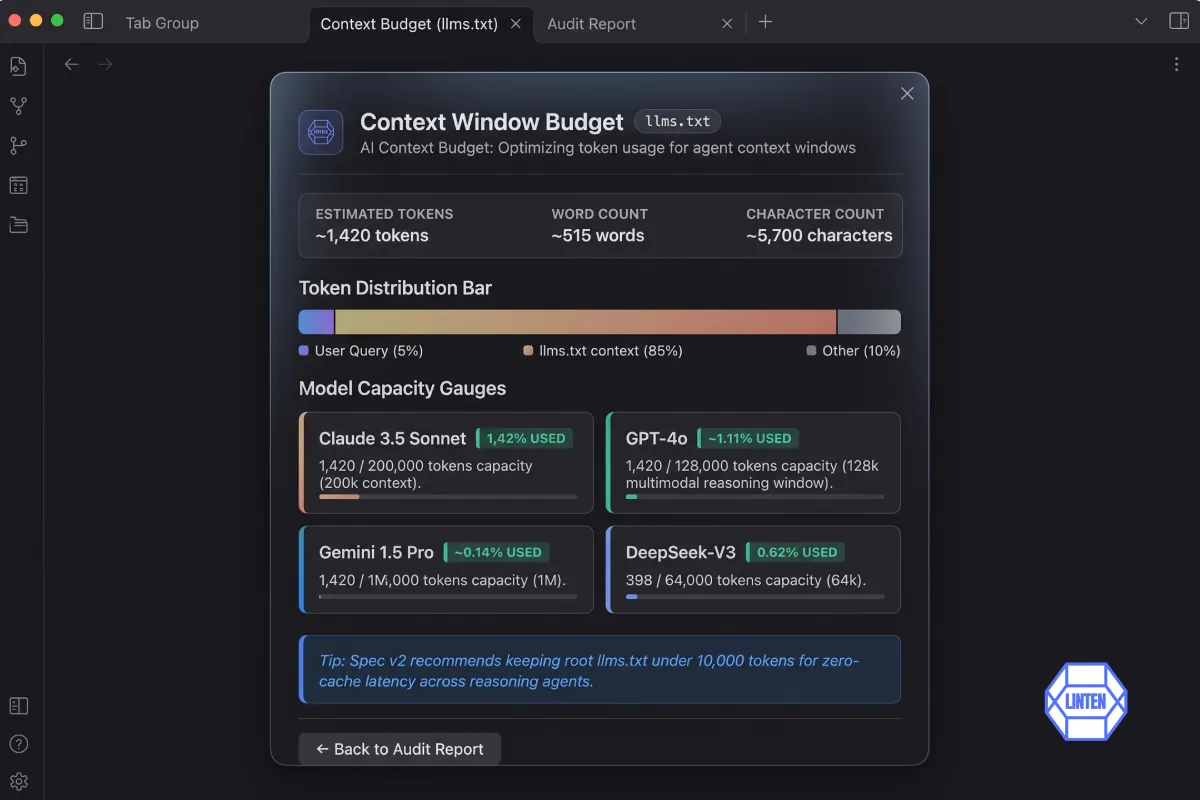 Linten screenshot