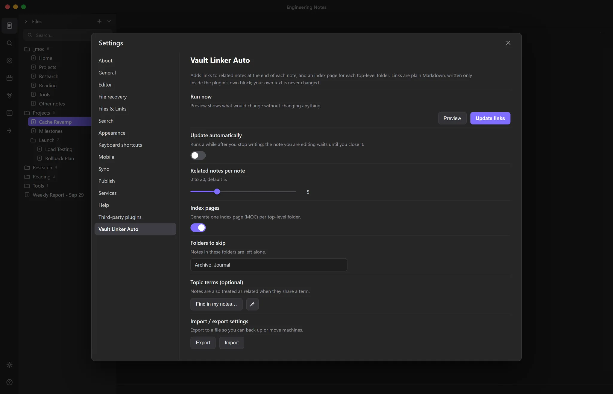 Vault Linker Auto screenshot