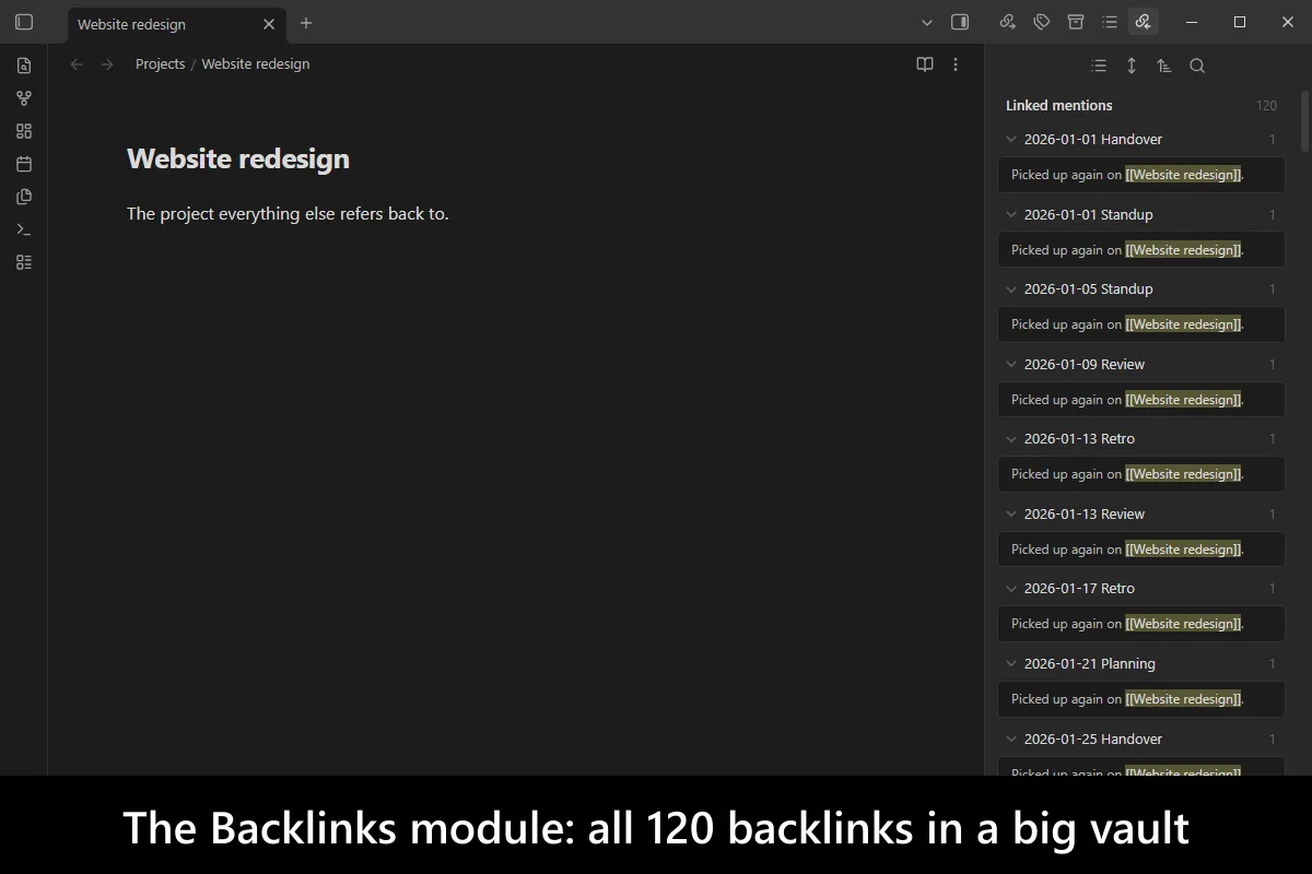 Advanced Metadata Cache screenshot