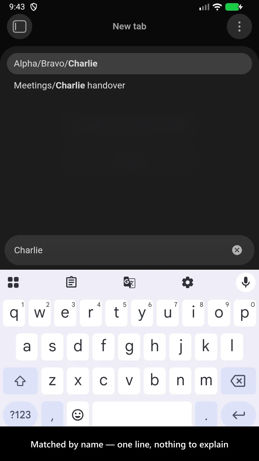 Alias Quick Switcher screenshot