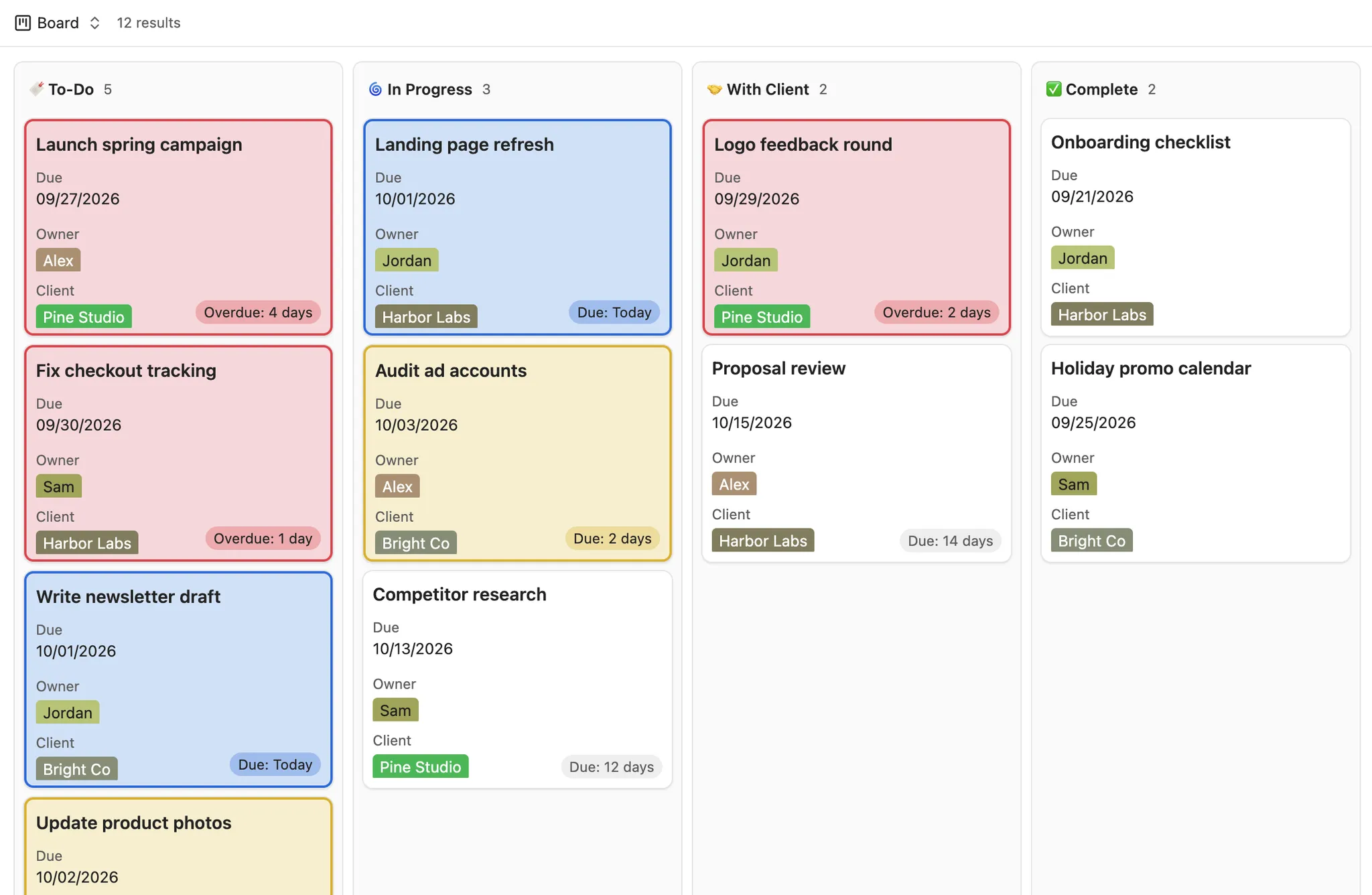 Bases Colors screenshot