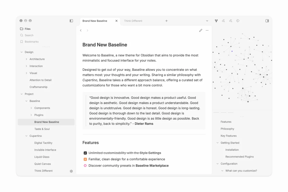 Baseline screenshot
