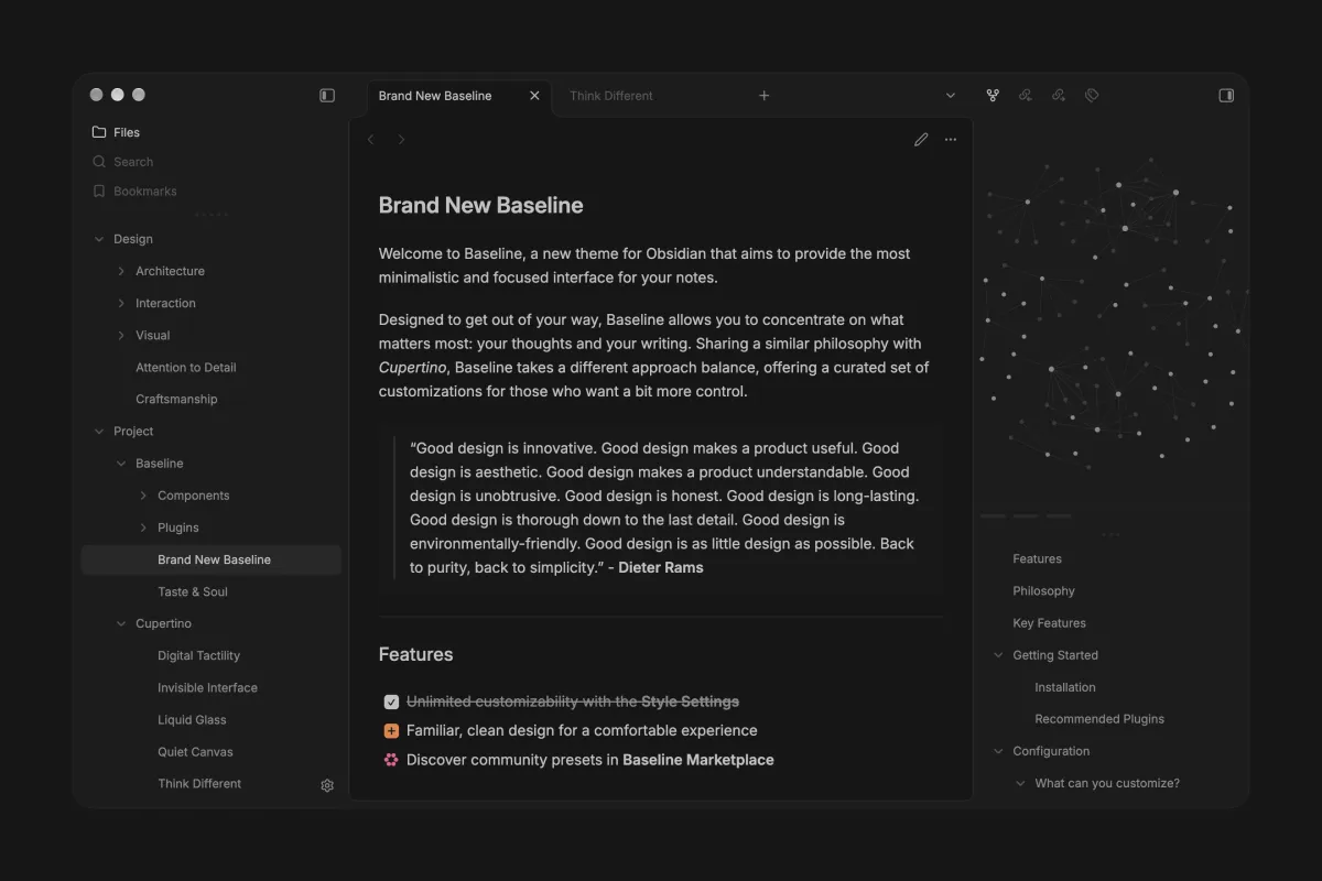 Baseline screenshot