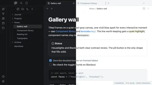 Borozdov Keynote screenshot