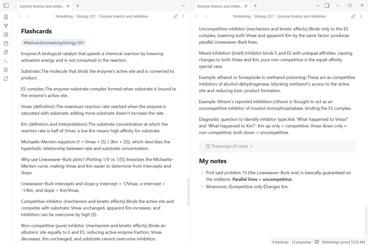 NoteAlong screenshot