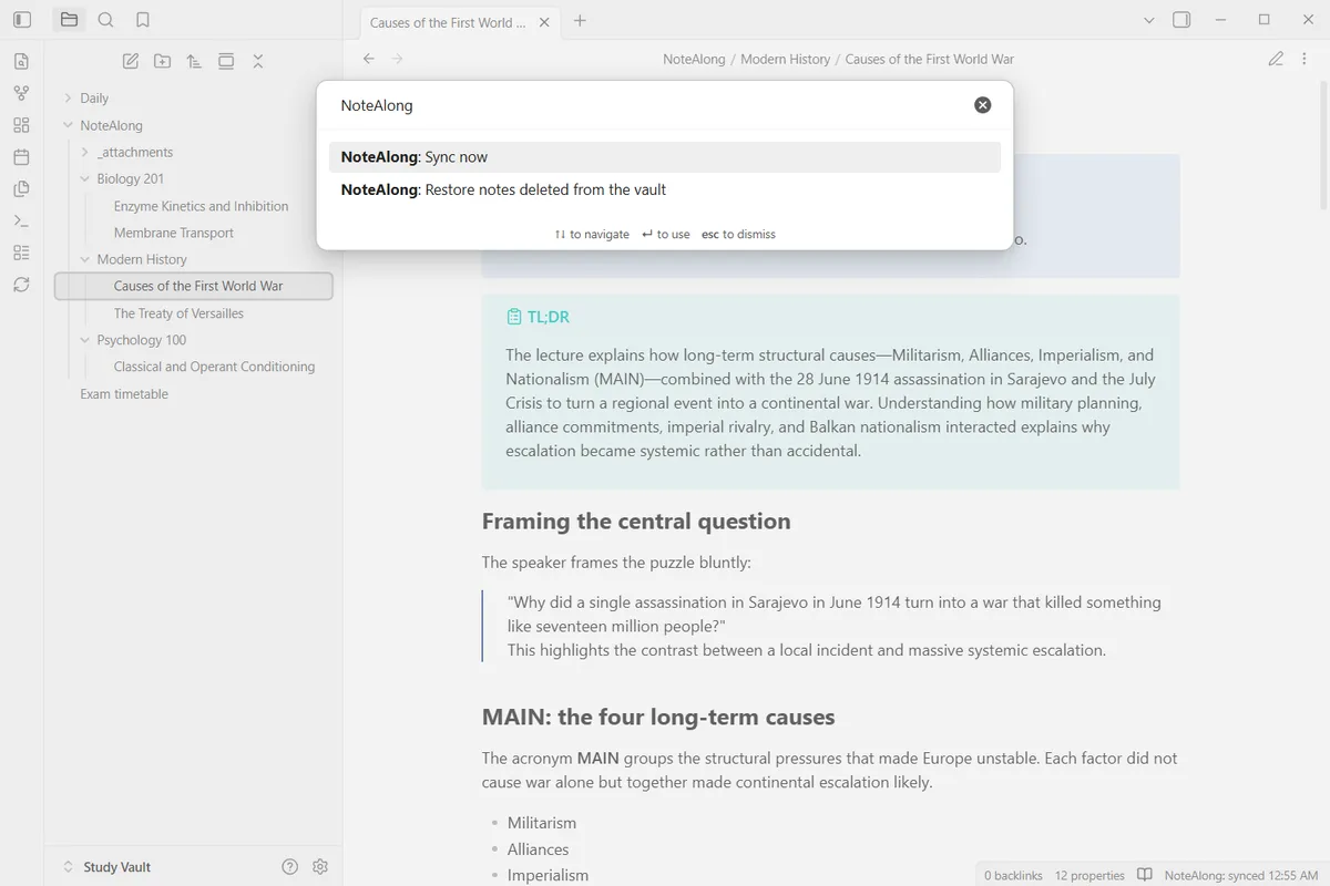 NoteAlong screenshot