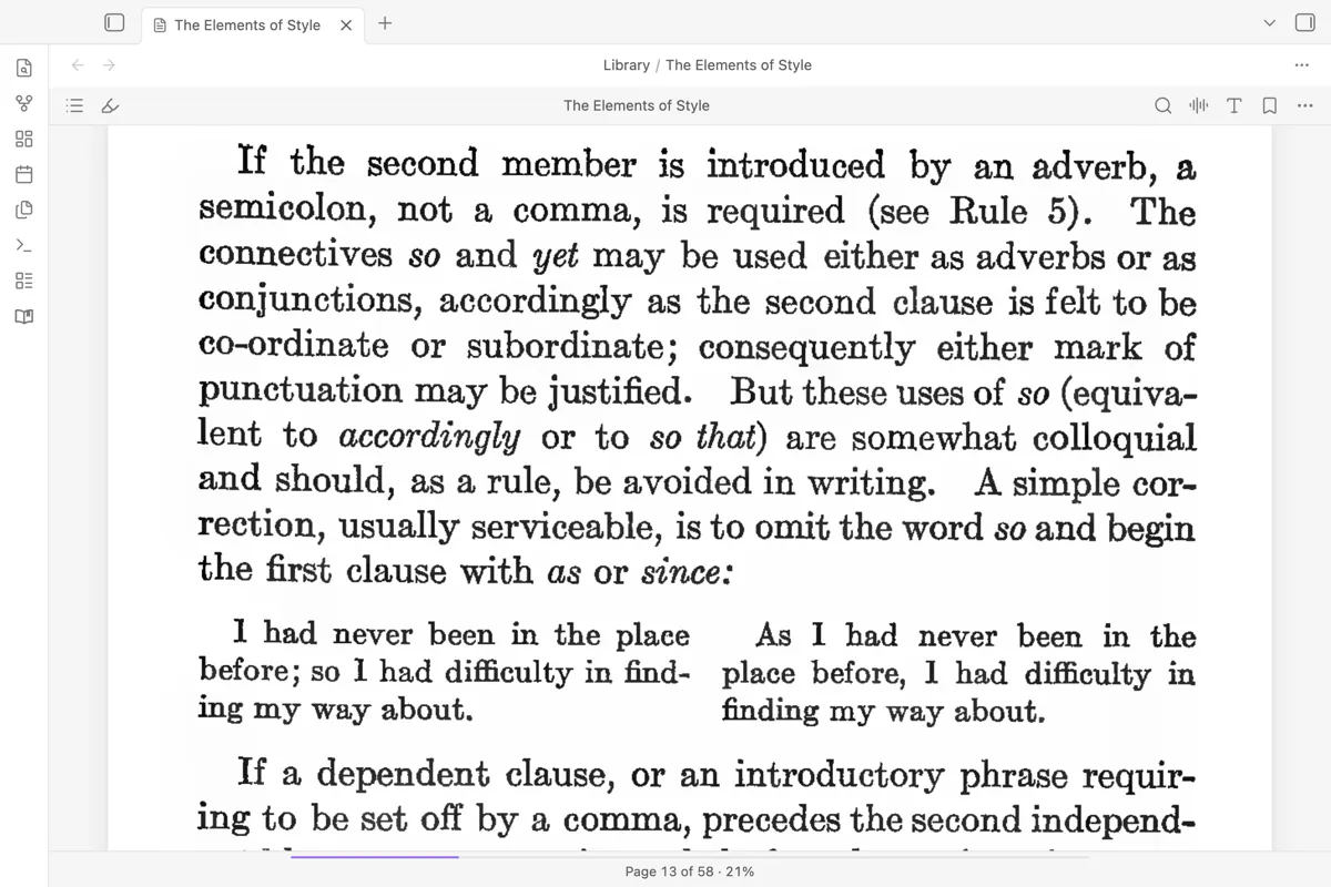 Octavo Reader screenshot