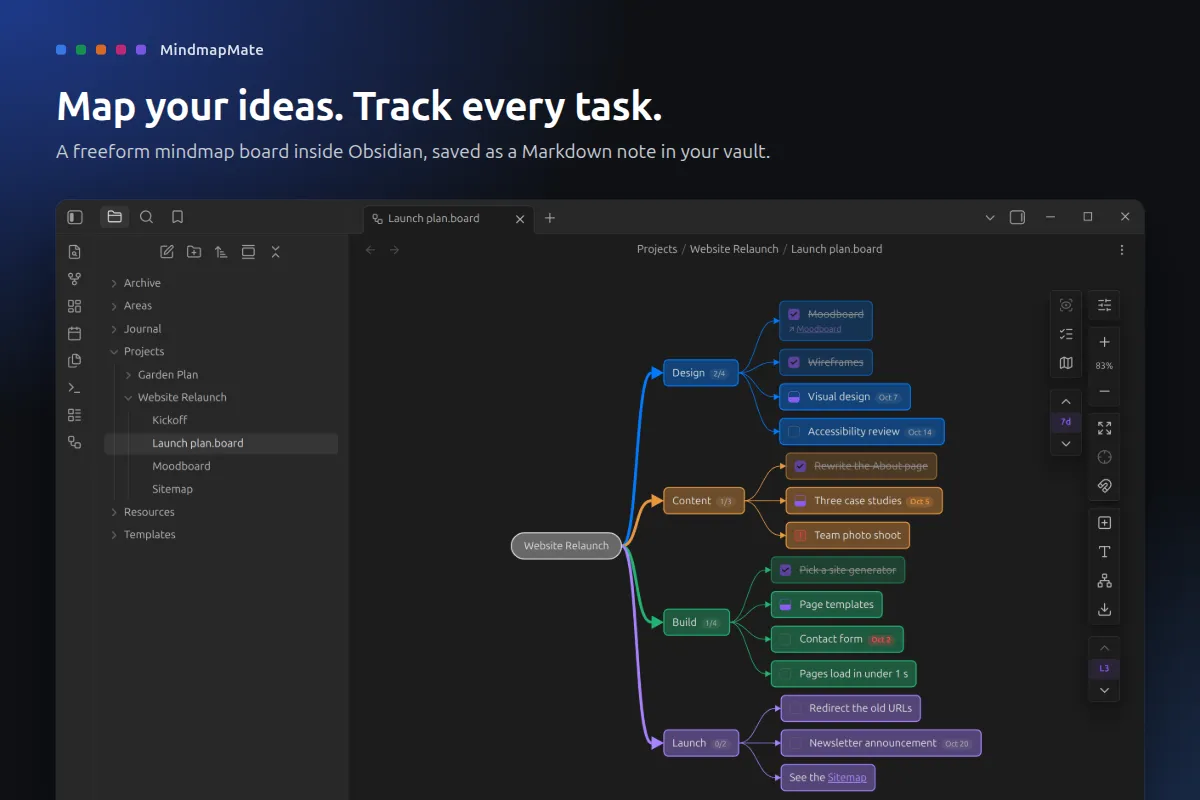 MindmapMate screenshot