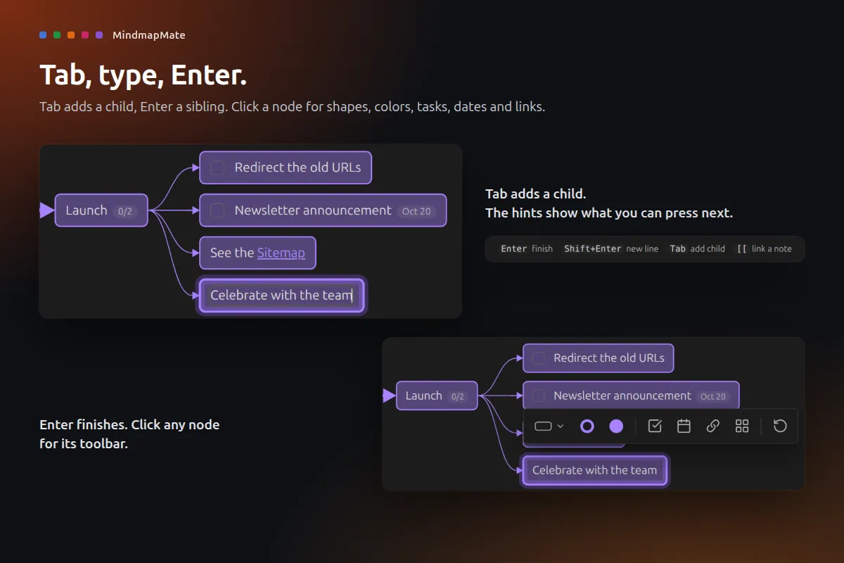 MindmapMate screenshot