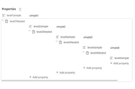 Nested Properties screenshot