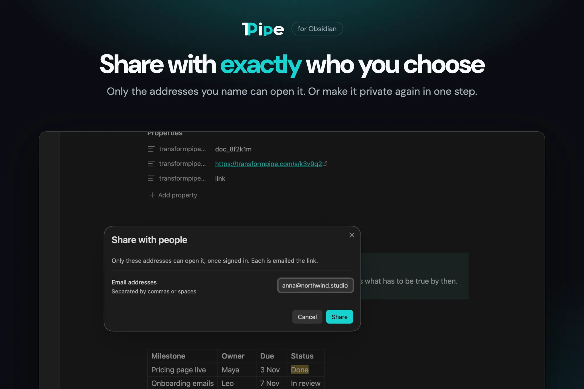TransformPipe screenshot