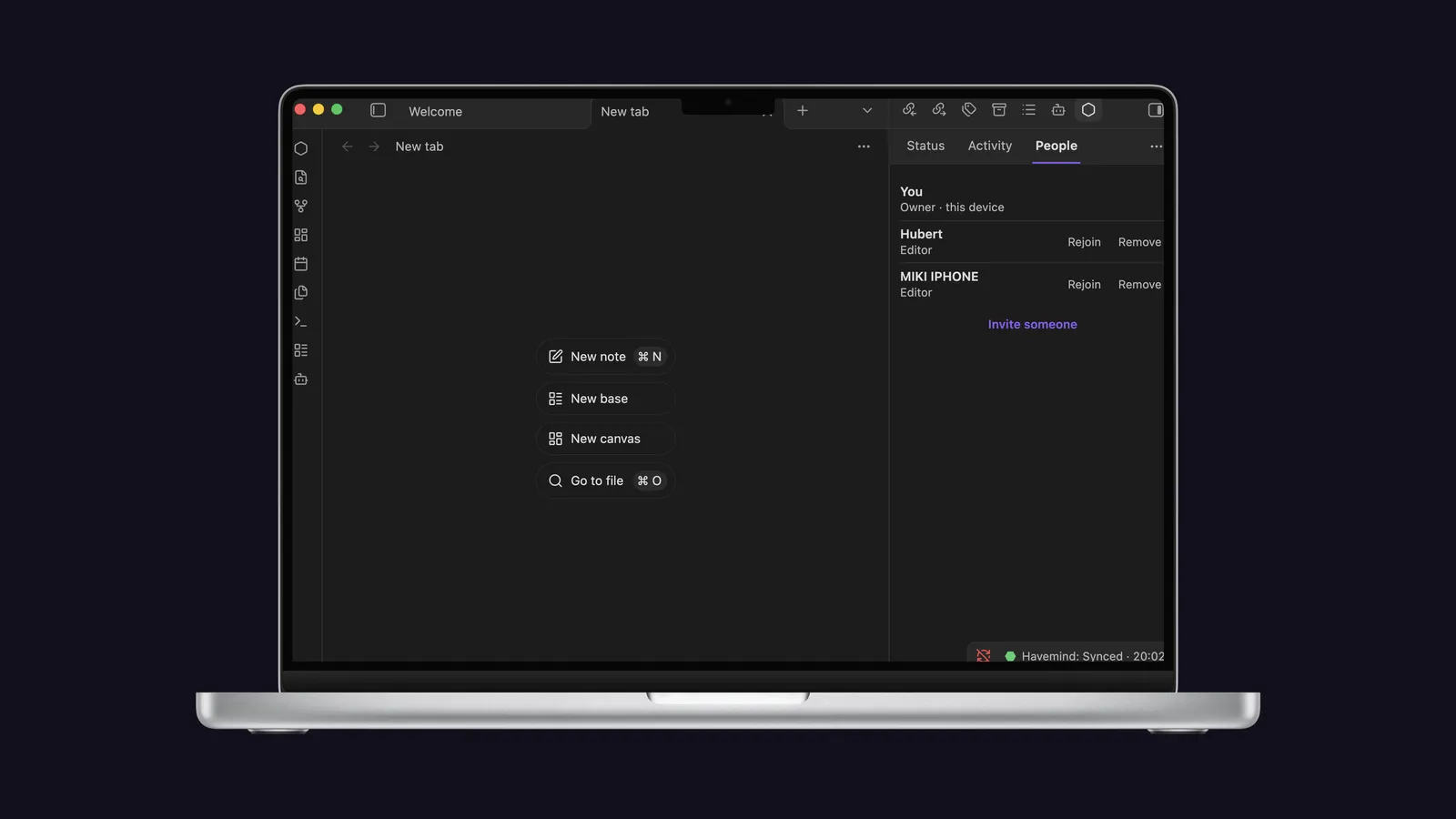Havemind screenshot