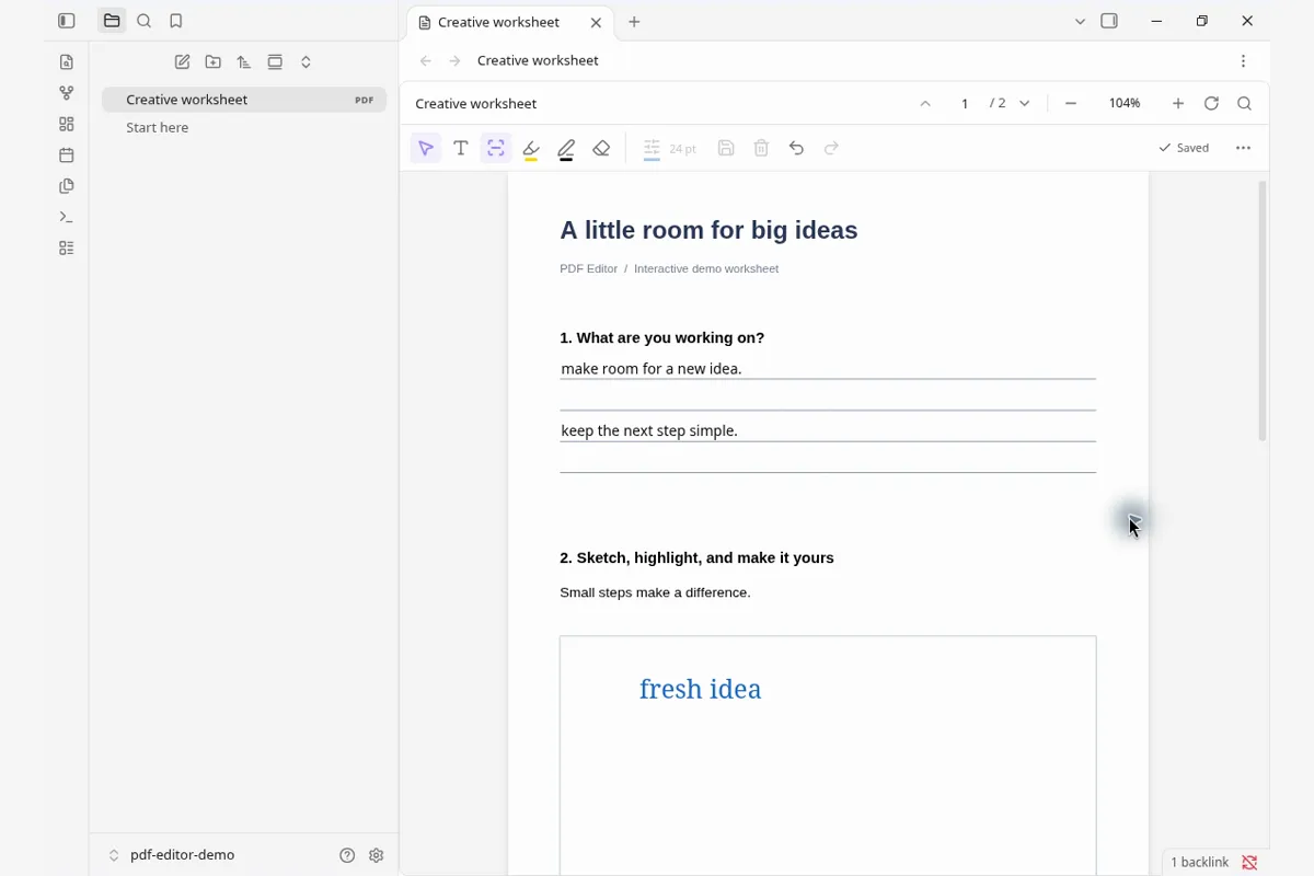 PDF Editor screenshot