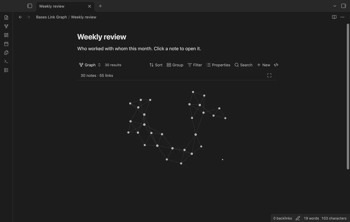 Bases Link Graph screenshot