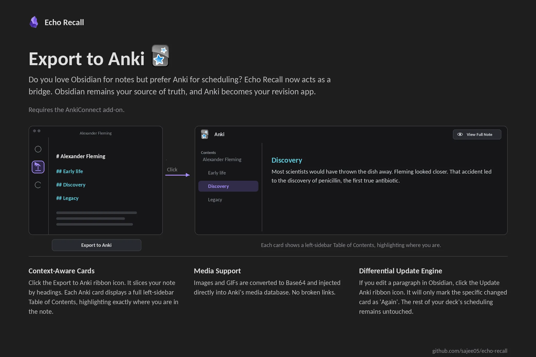 Echo Recall screenshot