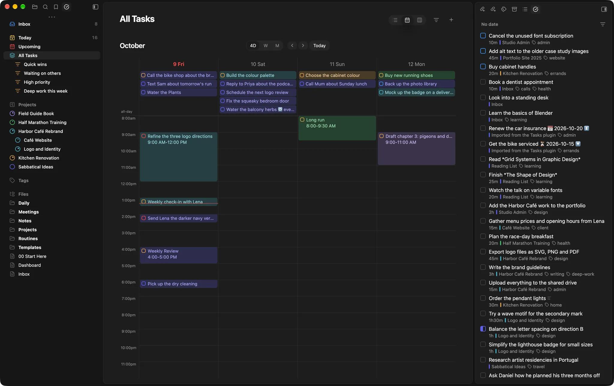 Integrated Task Manager screenshot