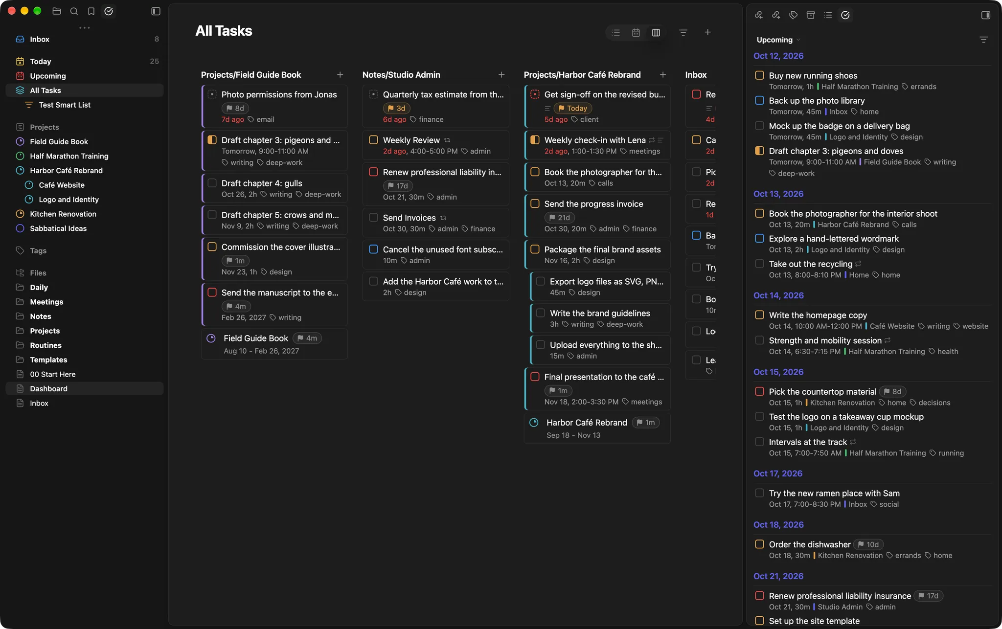 Integrated Task Manager screenshot