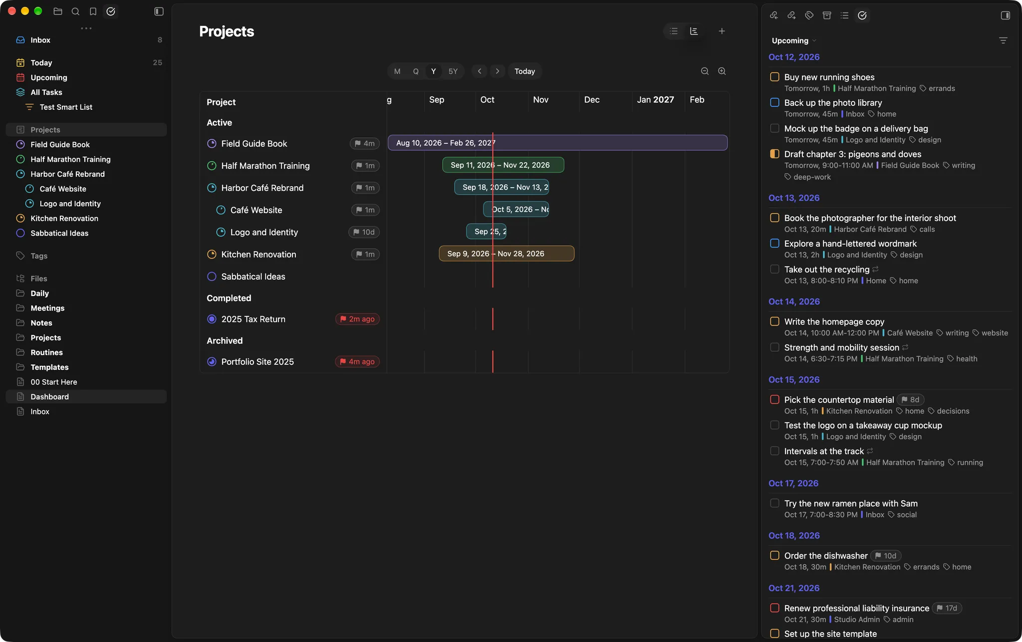Integrated Task Manager screenshot