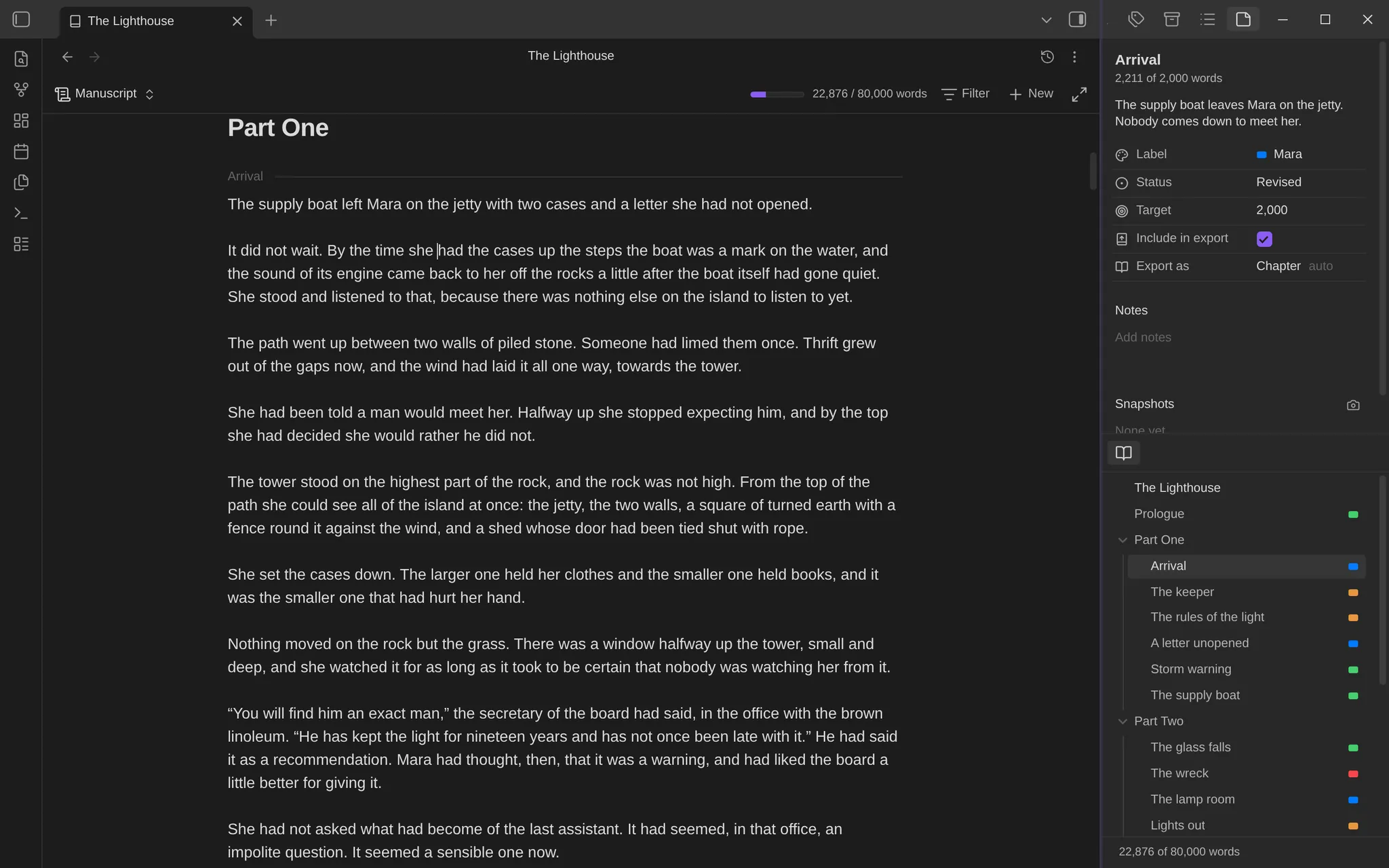 Binders screenshot
