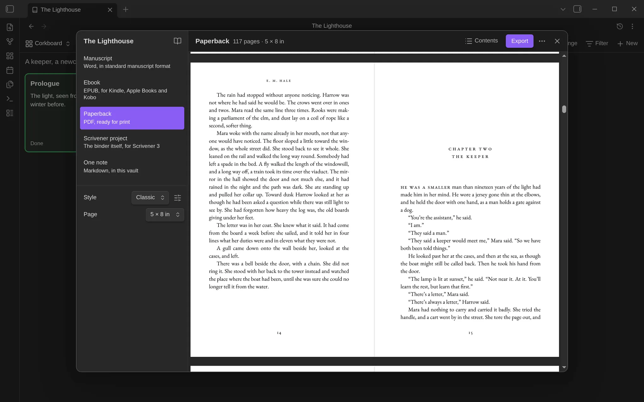 Binders screenshot
