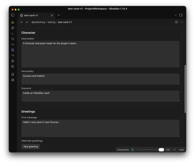 PNG Metadata Editor screenshot