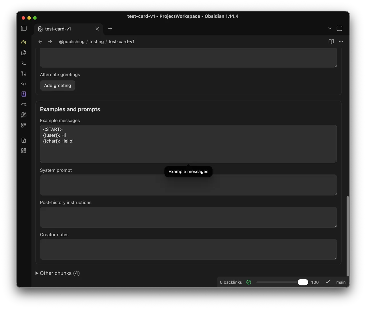 PNG Metadata Editor screenshot