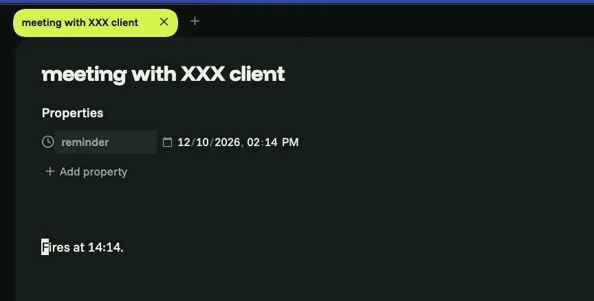 Property Reminders screenshot