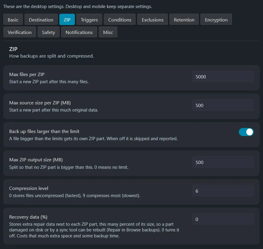 Rewind Vault screenshot
