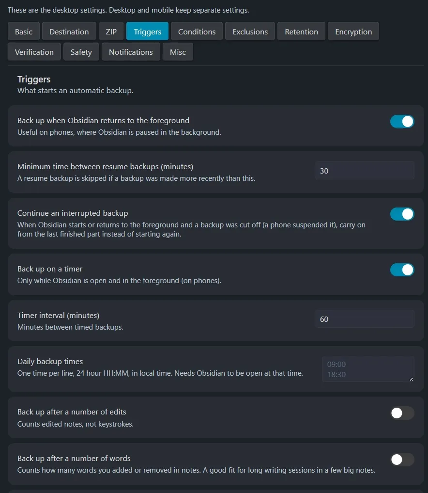 Rewind Vault screenshot