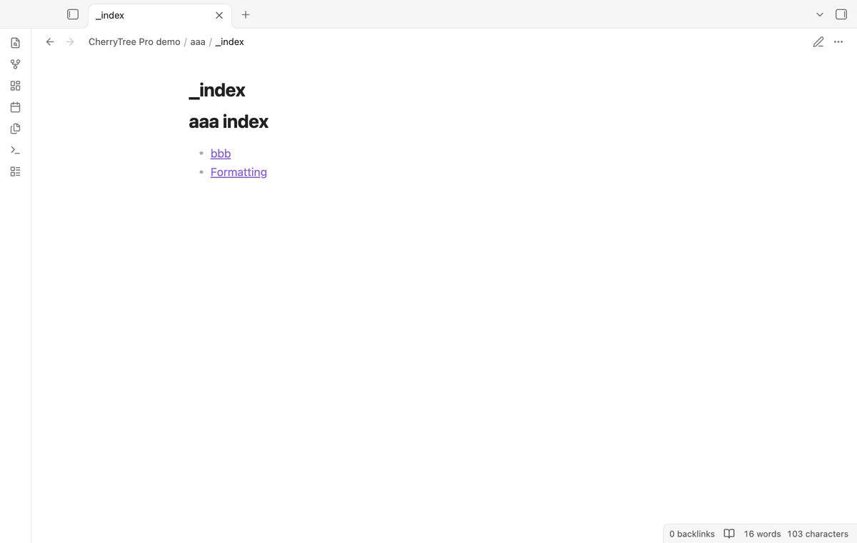 CherryTree Import screenshot