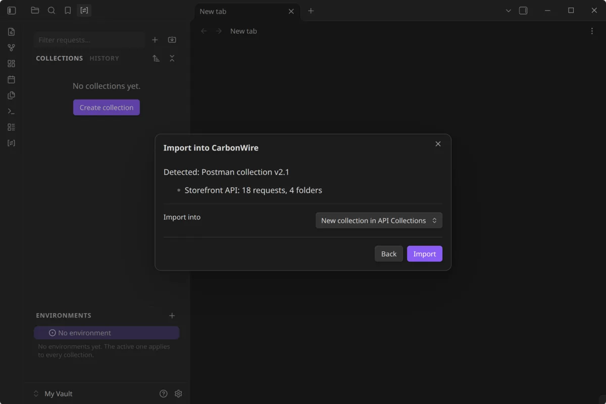 CarbonWire screenshot