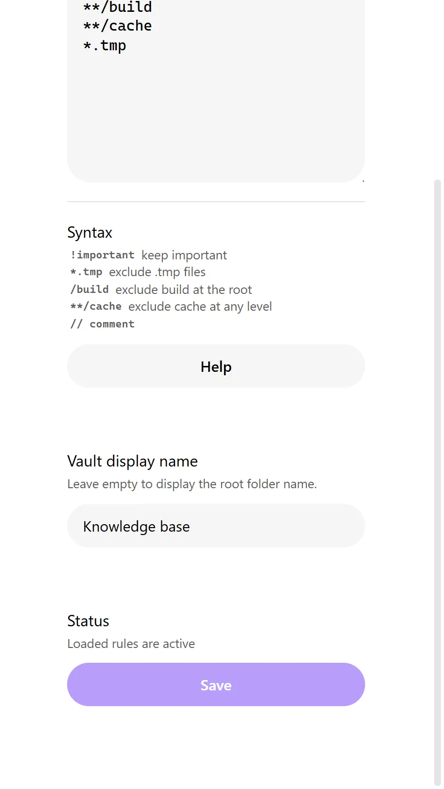 Sieve screenshot
