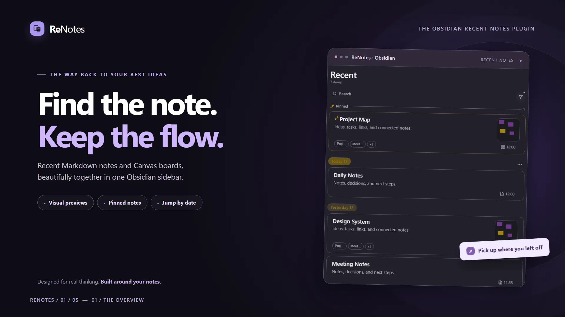 ReNotes screenshot