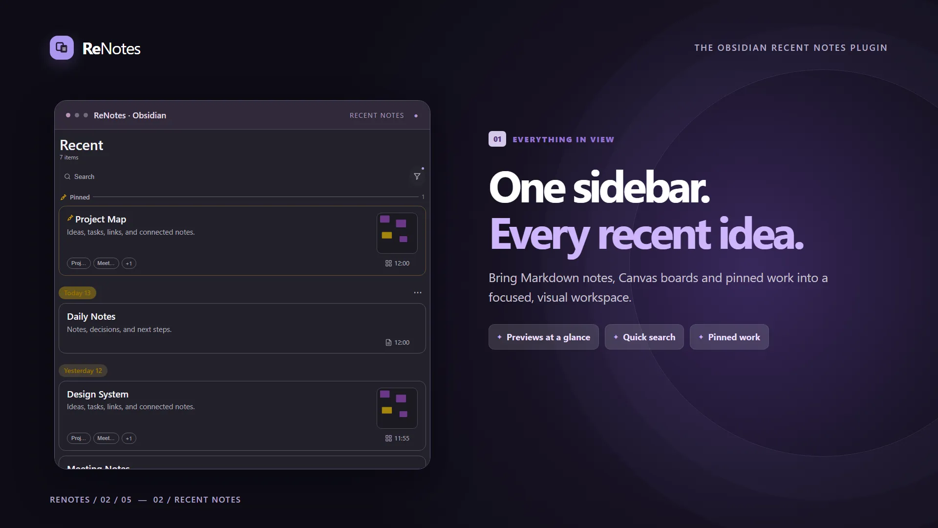 ReNotes screenshot