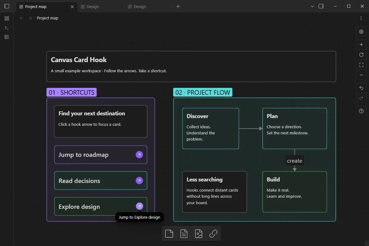 Canvas Card Hook screenshot